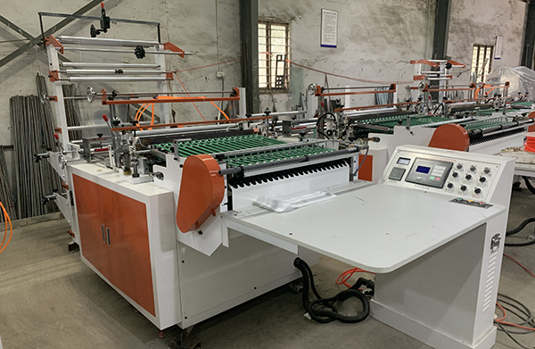 Ordinary elevated side sealing hot-rolled bag making machine